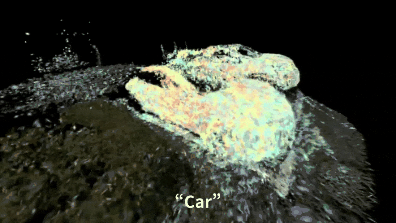 LangSplat bicycle query result